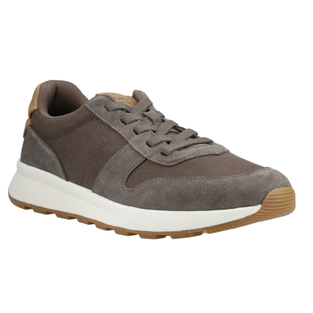 Toms Mens TRVL LITE Retro Runner Sneaker Size 14 Olive Green Suede Twill NIB
